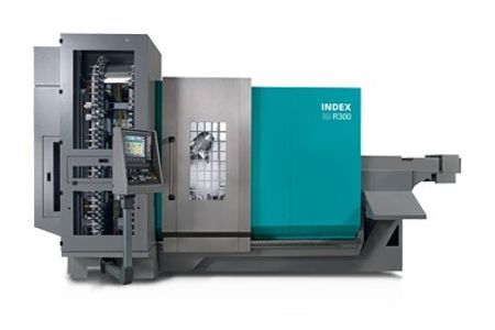 R300 turn-mill center: 5-axis machining, rapid tool changes, extensive automation