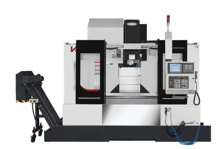 Vertical machining center for moulding