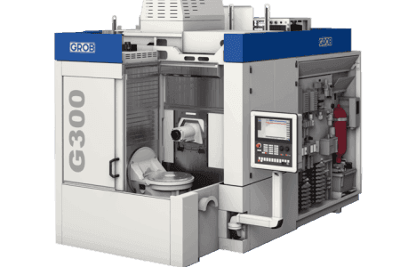 Modular horizontal 5-axis machining centers for flexible production with one or two spindles