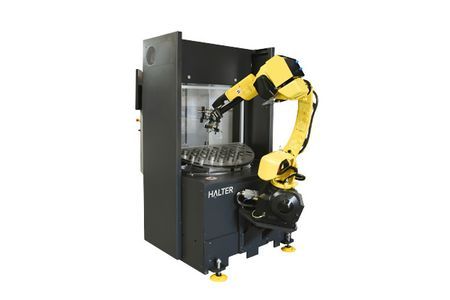 HALTER Universal Compact 12 - Sistem robotizat pentru încărcarea/descărcarea utilajelor CNC, strung/freza, piese mici/medii