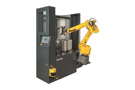 HALTER Turnstacker Premium 25/35 - Sistem robotizat pentru încărcarea/descărcarea utilajelor CNC, strung, piese medii/mari
