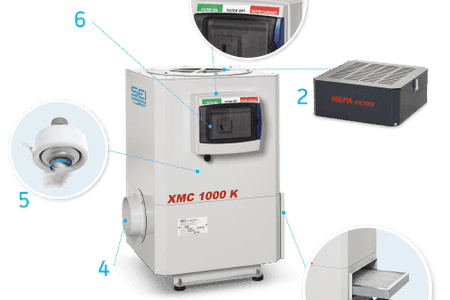 SEI seria XMC-K - Sistem de filtrare recomandat pentru toate tipurile de mașini unelte