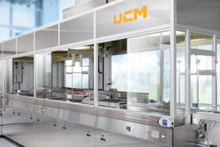 UCM ultrasonic cleaning system for efficient, multi-stage tool purification